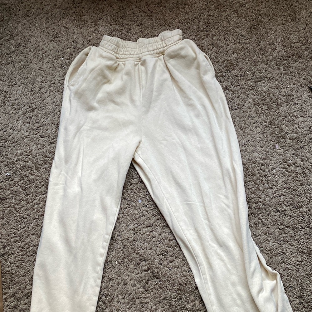 Yellow H&M Sweats - Flared
